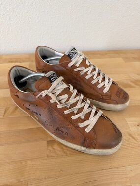 Golden Goose Men’s SuperStar Shoes. Size EU45